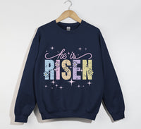Load image into Gallery viewer, He Is Risen - Christian Sweatshirt
