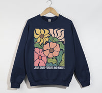 Load image into Gallery viewer, Jesus Saves, Forever And Always - Christian Sweatshirt
