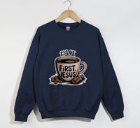 Load image into Gallery viewer, But First, Jesus - Christian Sweatshirt