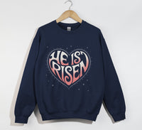 Load image into Gallery viewer, He Is Risen - Christian Sweatshirt
