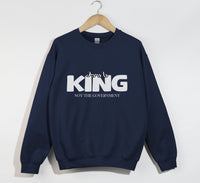 Load image into Gallery viewer, Jesus Is King Not The Government - Christian Sweatshirt
