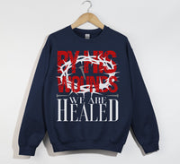Load image into Gallery viewer, By His Wounds We Are Healed - Christian Sweatshirt