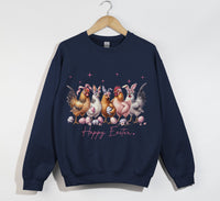 Load image into Gallery viewer, Happy Easter Bunny Chicken - Sweatshirt
