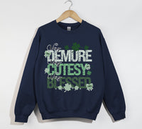 Load image into Gallery viewer, Very Demure, Very Cutesy, Very Blessed - Christian Sweatshirt

