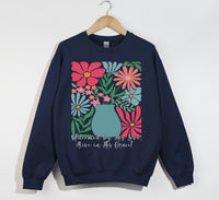 Load image into Gallery viewer, Redeemed By His Love, Alive In His Grace - Christian Sweatshirt