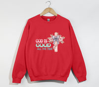 Load image into Gallery viewer, God Is Good All The Time - Christian Sweatshirt
