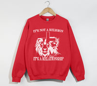 Load image into Gallery viewer, It&#39;s Not A Religion, It&#39;s A Relationship - Christian Sweatshirt
