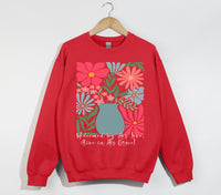 Load image into Gallery viewer, Redeemed By His Love, Alive In His Grace - Christian Sweatshirt