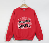 Load image into Gallery viewer, I Am Not Ashamed Of The Gospel - Christian Sweatshirt
