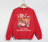 Load image into Gallery viewer, Victory In The Resurrection - Christian Sweatshirt

