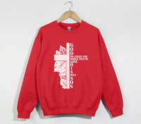 Load image into Gallery viewer, God So Loved The World - John 3:16 Christian Sweatshirt
