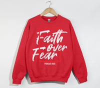 Load image into Gallery viewer, Faith Over Fear -  Christian Sweatshirt
