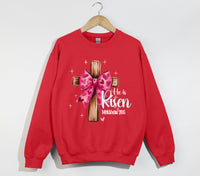 Load image into Gallery viewer, He Is Risen - Christian Sweatshirt
