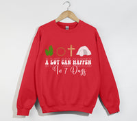 Load image into Gallery viewer, A Lot Can Happen In 7 Days - Easter Sweatshirt
