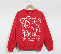 Load image into Gallery viewer, He Is Risen - Christian Sweatshirt
