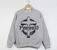 Load image into Gallery viewer, It Is Finished - Christian Sweatshirt
