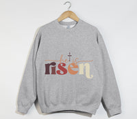 Load image into Gallery viewer, He Is Risen - Christian Sweatshirt
