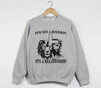 Load image into Gallery viewer, It&#39;s Not A Religion, It&#39;s A Relationship - Christian Sweatshirt
