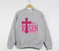 Load image into Gallery viewer, He Is Risen - Christian Sweatshirt
