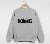 Load image into Gallery viewer, Jesus Is King Not The Government - Christian Sweatshirt
