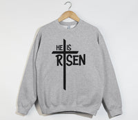 Load image into Gallery viewer, He Is Risen - Christian Sweatshirt
