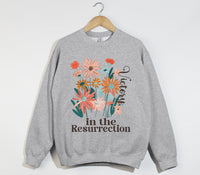 Load image into Gallery viewer, Victory In The Resurrection - Christian Sweatshirt
