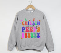 Load image into Gallery viewer, Chillin&#39; With My Peeps - Easter Christian Sweatshirt
