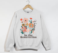 Load image into Gallery viewer, Victory In The Resurrection - Christian Sweatshirt
