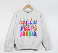 Load image into Gallery viewer, Chillin&#39; With My Peeps - Easter Christian Sweatshirt
