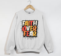 Load image into Gallery viewer, Faith Over Fear -  Christian Sweatshirt
