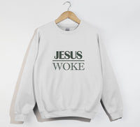 Load image into Gallery viewer, Jesus Woke - Christian Sweatshirt
