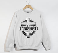 Load image into Gallery viewer, It Is Finished - Christian Sweatshirt
