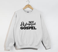 Load image into Gallery viewer, Not Ashamed Of The Gospel - Christian Sweatshirt
