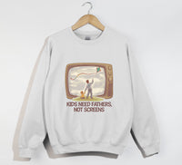 Load image into Gallery viewer, Kids Need Fathers, Not Screens - Sweatshirt
