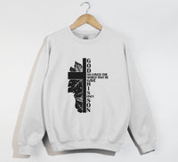 Load image into Gallery viewer, God So Loved The World - John 3:16 Christian Sweatshirt
