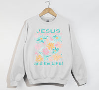 Load image into Gallery viewer, Jesus Is The Resurrection And The Life - Christian Sweatshirt
