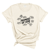 Load image into Gallery viewer, Promises Of God - Bible Verse Comfort Colors Tee