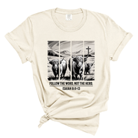Load image into Gallery viewer, Follow The Word Not The Herd - Comfort Colors Tee