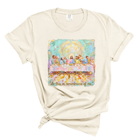 Load image into Gallery viewer, Christian Last Supper Do This In Remembrance Of Me Comfort Colors Tee