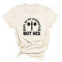Load image into Gallery viewer, Not By My Strength But His - Comfort Colors Tee