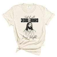 Load image into Gallery viewer, First of All Jesus Thinks I'm A Delight - Comfort Colors Tee