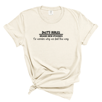 Load image into Gallery viewer, Dusty Bibles Brand New IPhones Comfort Colors Tee