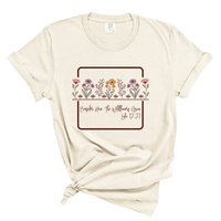 Load image into Gallery viewer, Consider How The Wildflowers Grow - Comfort Colors Tee