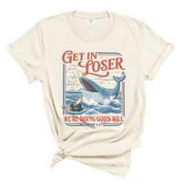 Load image into Gallery viewer, Get In Loser We're Doing Gods Will - Comfort Colors Tee