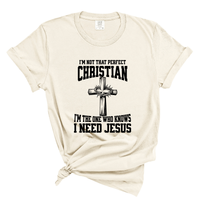 Load image into Gallery viewer, I'm Not That Perfect Christian - Comfort Colors Tee