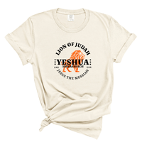 Load image into Gallery viewer, Lion Of Judah Shirt Yeshua Hamashiach - Comfort Colors Tee