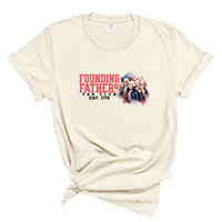 Load image into Gallery viewer, Founding Fathers Patriotic USA - Comfort Colors Tee