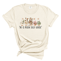 Load image into Gallery viewer, He Is Risen Silly Goose - Funny Christian Easter Comfort Colors Tee