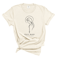 Load image into Gallery viewer, Hail Mary Full Of Grace - Catholic Devotion Women's Tee