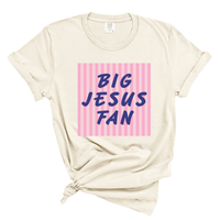 Load image into Gallery viewer, Big Jesus Fan - Comfort Colors Tee